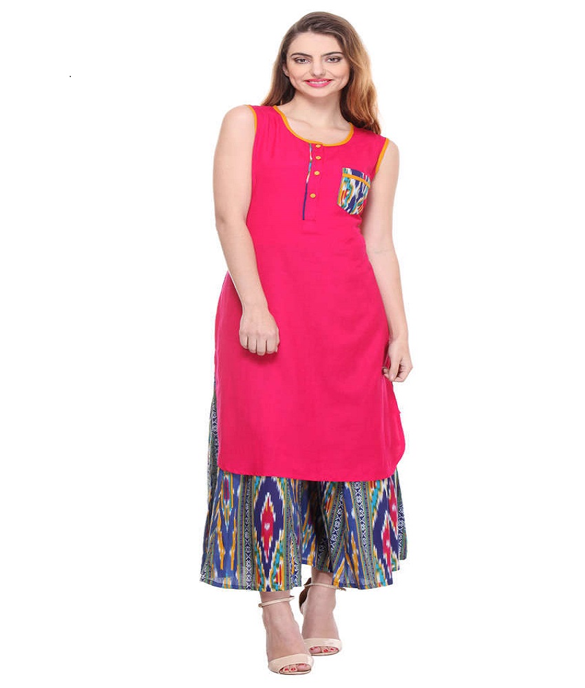 Rayon Straight Style Kurti 