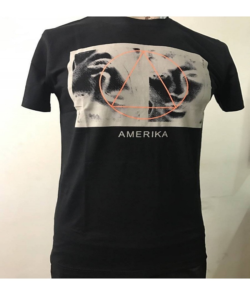 Hosiery Half Sleeve  Black T-Shirt