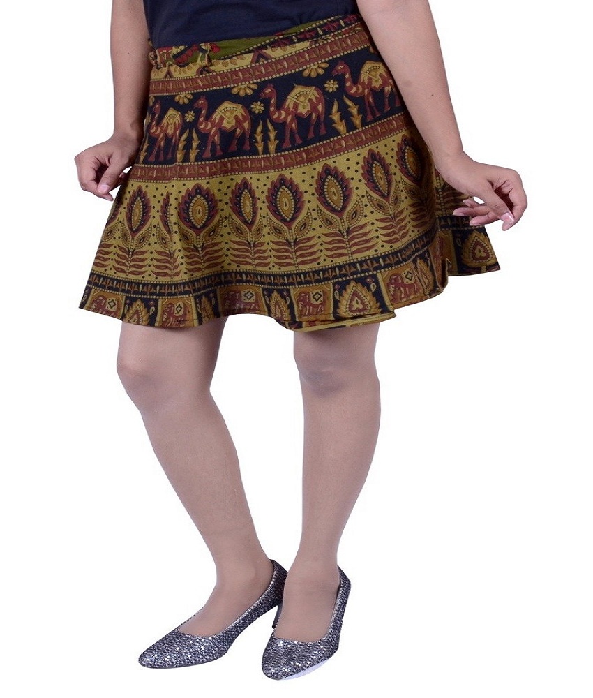 Cotton Wraparound Skirt