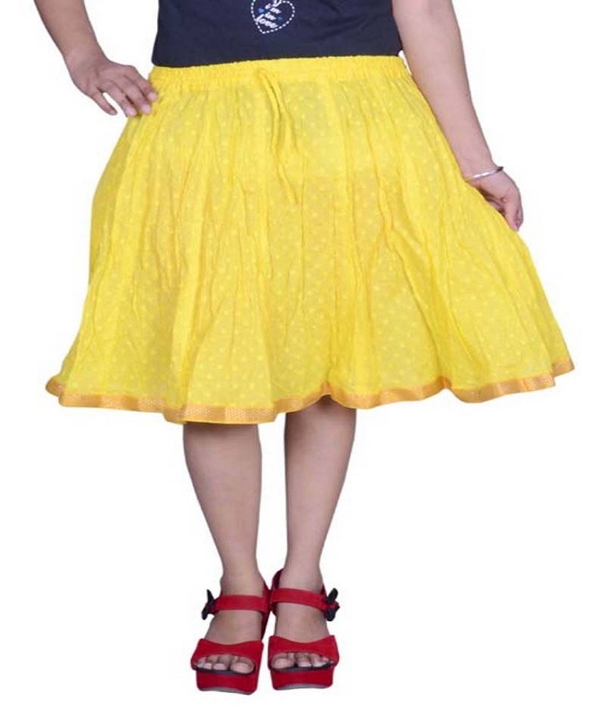 Printed Knee Length Skirt